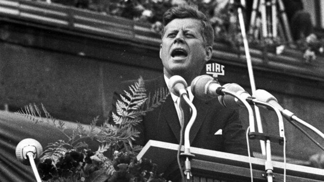 "Ich bin ein Berliner" (Kennedy, 26 juin 1963) © DR "Ich bin ein Berliner" (Kennedy, 26 juin 1963) © DR